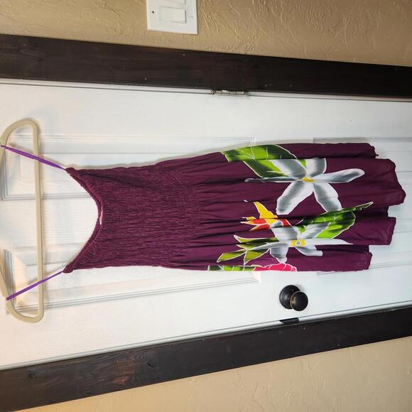 Other - Maui Beach Girls Purple Sleeveless Hawaiian Dress - Size Large